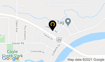 Mountainview Homes in Chilliwack map