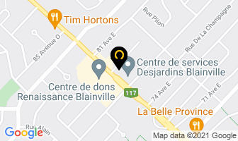 Moustaches Et Pattes Blanches in Blainville map