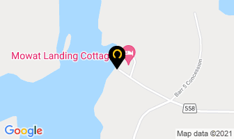 Mowat Landing Cottages in New Liskeard map