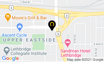 Mr Lube in Lethbridge map
