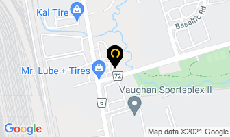 Mr Lube in Vaughan map