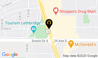Mr Mikes Steakhouse Casual in Lethbridge map