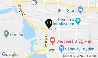 Mr Satellite in Dryden map