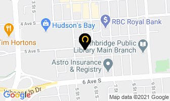 Mr Satellite in Lethbridge map