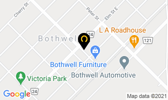 Mrs A's General Store in Bothwell map