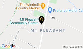 Mt Pleasant Community Centre in Brantford map