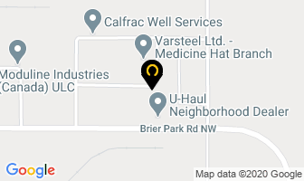 Mtm Granite Limited in Medicine Hat map