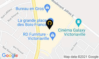 Muffin Plus in Victoriaville map