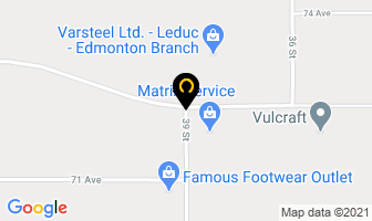 Mufflercentre in Leduc map