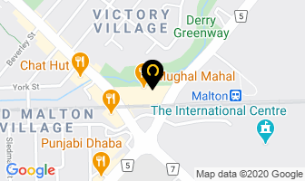 Mughal Mahal Restaurant in Mississauga map