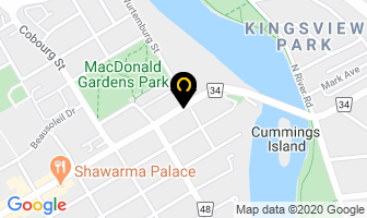 Mukut Restaurant Indian Cuisine in Ottawa map