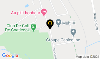 Multi-X Inc in Coaticook map