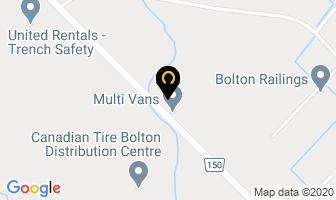 Multivans Inc in Caledon map