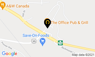 Mulvaney's Pub in Burns Lake map