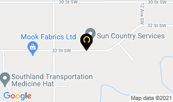 Munro Transport Ltd in Medicine Hat map