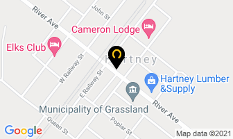 Murphy Salvage in Hartney map