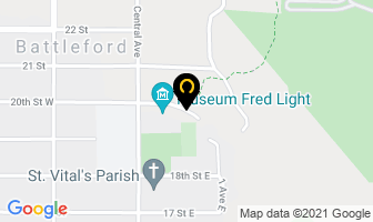 Museum Fred Light in North Battleford map