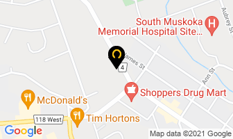 Muskoka Community Services in Bracebridge map