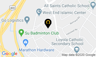 Muslim Community Services in Mississauga map