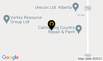 Mwg Trucking Ltd in Calmar map
