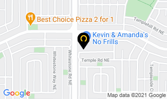 My Island Hair Design in Calgary map