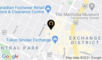 Myall Photography in Winnipeg map