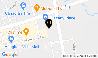 Mystery Billiards in Vaughan map