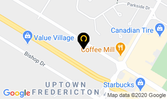 N B Chiropractic Association in Fredericton map