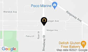 Nafco Manuacturing Ltd in Port Coquitlam map