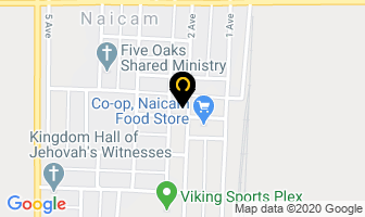 Naicam Hotel in Division No. 14 map