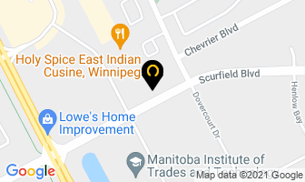 Naida Communications Inc in Winnipeg map