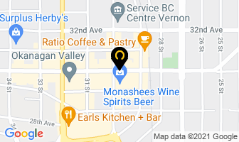 Naked Pig Bbq in Vernon map