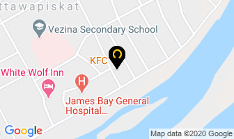 Nakogee Elementary School in Kenora District map