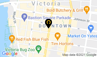 Namaste Inspired Athletics in Victoria map