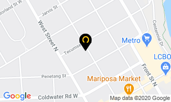 Nancy Lem Design in Orillia map