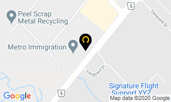 Nandlal Chartered Accountant in Mississauga map