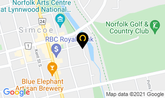 Naomi-Dawn's Dog Grooming in Simcoe map