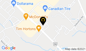 Napa Autopro Bolton in Caledon map
