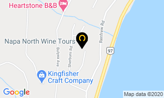 Napa North Wine Tours in Peachland map