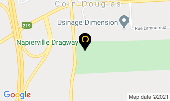Napierville Dragway in Napierville map