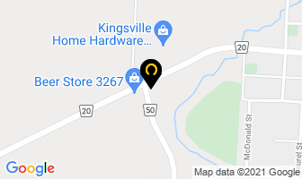 Naples Pizza in Kingsville map