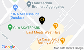 National Auto Parts in Mississauga map