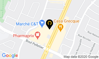 National Bank in Brossard map
