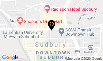 National Bank in Sudbury map