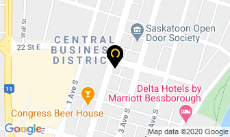National Bank in Saskatoon map