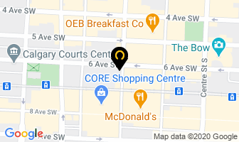 National Bank in Calgary map