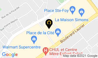 National Bank in Ville de Québec map
