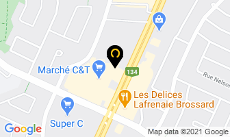 National Bank in Brossard map