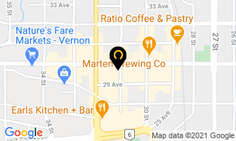 National Bank Financial in Vernon map