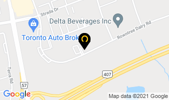 National Car Centre in Vaughan map